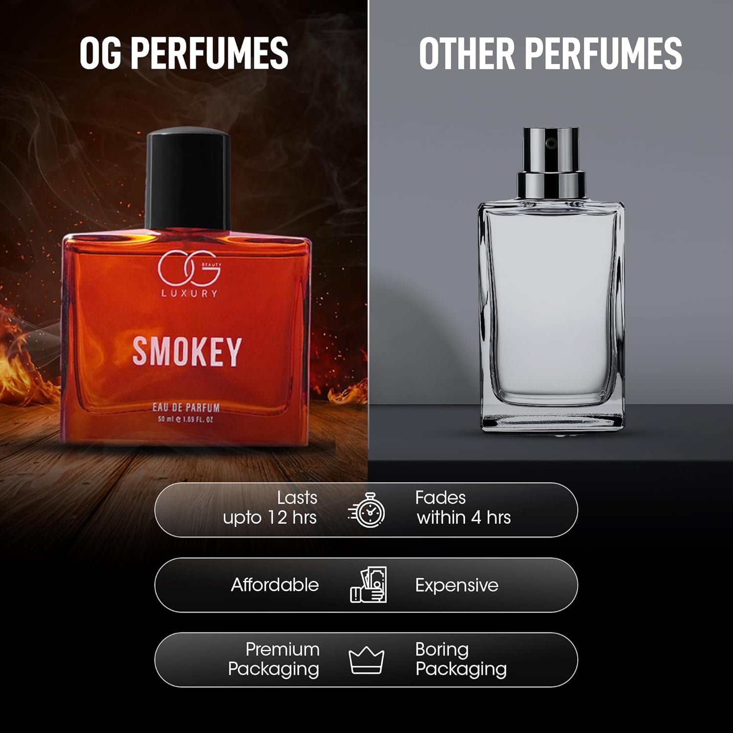 OG LUXURY Smokey Perfume for Men